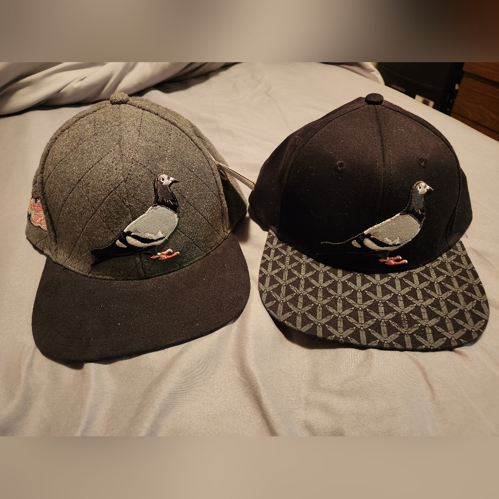 2 Staple pigeon sneaker con edition Snapbacks